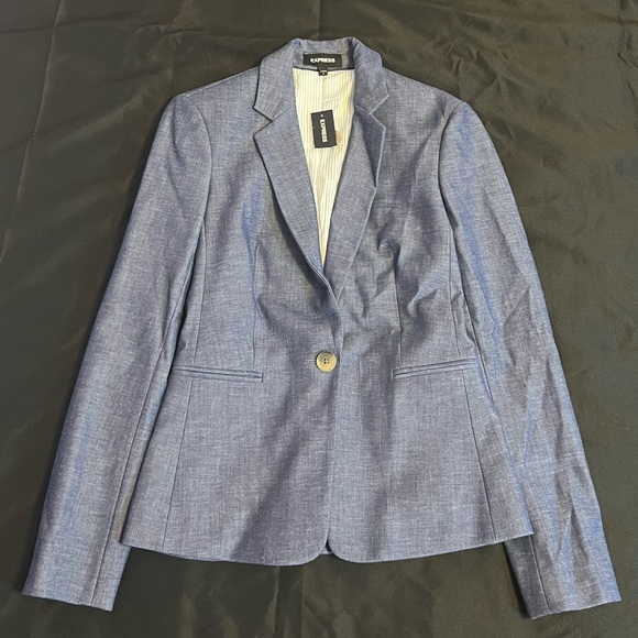 Express Jackets & Blazers - NWT EXPRESS Women's Denim Blazer